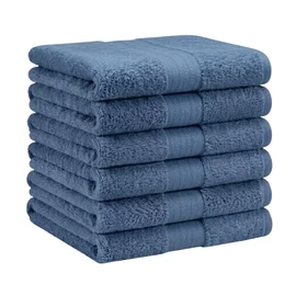 Extra puha törölköző szett 6 db 70x140 cm Sötétkék EPTSZ-08