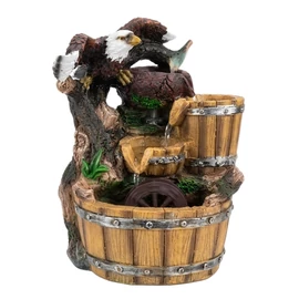 Dekoratív szökőkút sas figurával és vízkerékkel FNT1