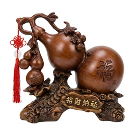 Dekoratív feng shui tök (wu lou) szobor FSH2