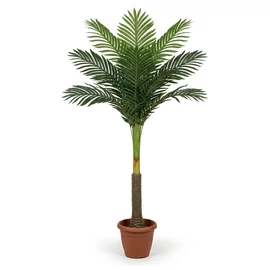 Dekoratív mű pálma egyenes törzzsel kaspóban PALM4