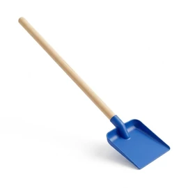 Kék műanyag gyermek lapát fanyéllel KGL-01