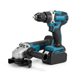 Supamaster Akkus szerszám szett (Sarokcsiszoló és Fúró-csavarozó) SM-1010