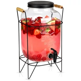 Vilde italadagoló csappal és állvánnyal 8L – üveg italadagoló, praktikus és elegáns 139596