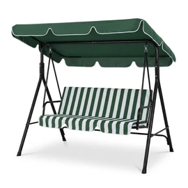 Kerti hintaágy napellenzővel, zöld csíkos HNT1