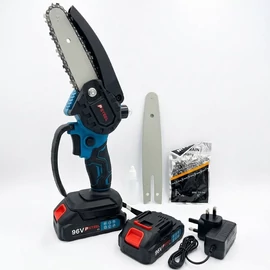 PSteel Dupla Akkumulátoros Ágvágó Láncfűrész – 96V holm8884