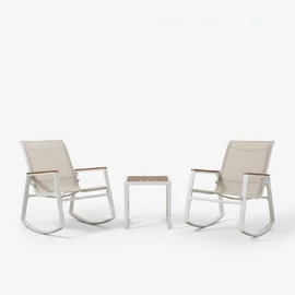 Capri 3 részes kerti hintaszék szett asztallal HDO7454