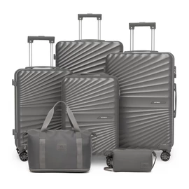 Joyway 6 részes keményfalú bőrönd szett - Világos szürke LV11708974