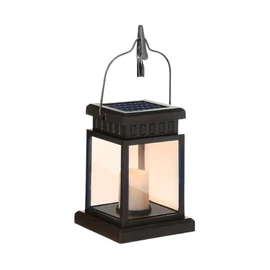 2 Darabos Napenergiás Kerti Lámpa Készlet LED Gyertyával CD10403962