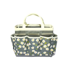Krizantém Mintás Kerti Szerszámtároló Táska – Szürke NE143871-S