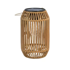 Prémium Rattan Hatású Napelemes Kerti Lámpa – RG468201-1