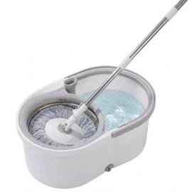 360 fokos forgófelmosó vödör készlet 2 darab mikroszálas párnával 27461