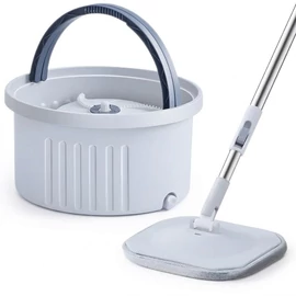 Négyzet Alakú Lapos Felmosó és Forgó Vödör Készlet 27477