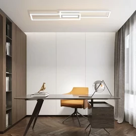 Geometrikus LED mennyezeti lámpa fehér 69M0750X80-F