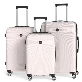 3 részes keményfedeles bőrönd szett bézs 6XM2V59653-B