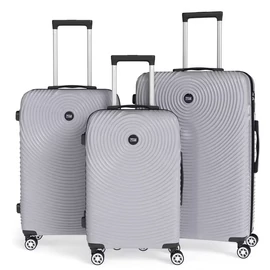 3 részes keményfedeles bőrönd szett szürke 6XM2V59653-SZ