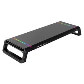 4 portos USB monitorállvány RGB világítással és billentyűzet tárolóval 1G41364V7