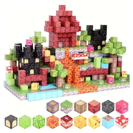 500 darabos mágneses építőkocka készlet 47MQK50W7Q