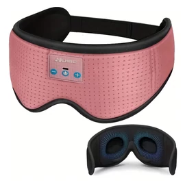 Bluetooth alvómaszk beépített fejhallgatóval, 3D sötétítő - Rózsaszín RE4322130-2