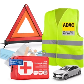 TK 3 az 1 ben autós biztonsági és elsősegély készlet 1WV03GW16