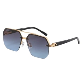 BERTANS Retro Fém Napszemüveg Arany kerettel és Kék átmenetes lencsével JL9111547-3