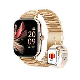 HD okos sportóra – Arany ötvözet szíjjal QC8431496-7