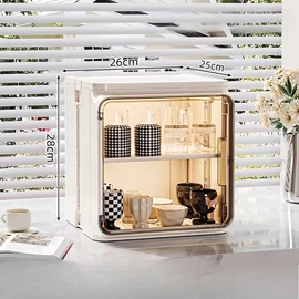 Pohártároló Szekrény Fehér 64M5Q57647