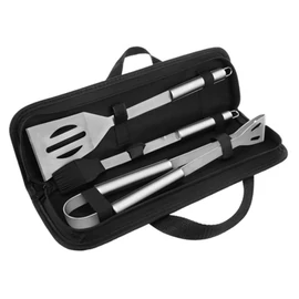 Kaminer grill eszközkészlet 3 db rozsdamentes acél tokban 00027180