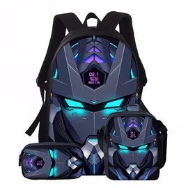 3 részes Futurisztikus Mecha Hátizsák Szett 6WM455KK10