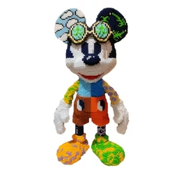 3500 darabos Disney Mickey Ünnepi Építőjáték és Dekoráció – 40 cm 70MK5570W6