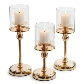 3 részes szett gyertyatartó arany YU836934