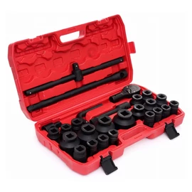 Kraft&Dele ütvecsavarozó dugókulcs készlet 3/4" 6 lapos 26 db KD11758