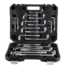 19 részes L-alakú Pipa-dugókulcs Készlet RS-GCX-TS019