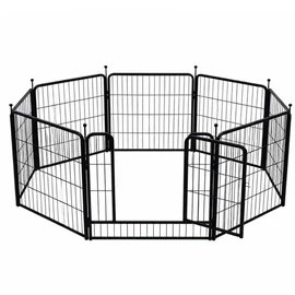 Fém Kisállat Kifutó és Kojec – 8 darabos moduláris kerítés KOT32