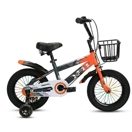 Dionite 18" Prémium Gyermek Kerékpár – Narancssárga-Szürke Kivitel 608O