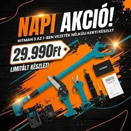 HITMAN Akkumulátoros Teleszkópos Kerti Szett HT-RSX-6477