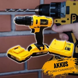Flinke akkumulátoros csavarozógép 20V 2db akkuval FK8012