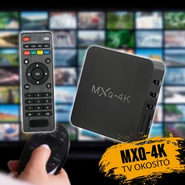 MXQ 4k android tv okosító