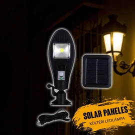 Napelemes kültéri LED lámpa különálló szolár panellel 120W JX-258
