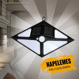 Napelemes fali led lámpa mozgásérzékelővel CF-8090
