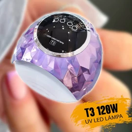 T3 120W UV LED körömszárító lámpa 