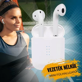 i168 TWS bluetooth vezetéknélküli fülhallgató töltő dobozzal 