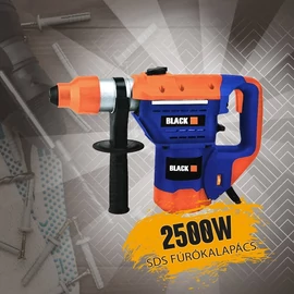 BLACK SDS fúrókalapács 2500W 12255