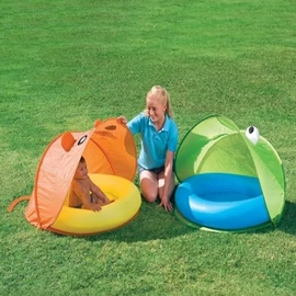 Pancsoló napvédő sátorral