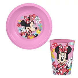 Minnie Egér Műanyag Pohár+tányér szett 12590002-2