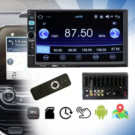 7 colos bluetooth autó navigáció 8702