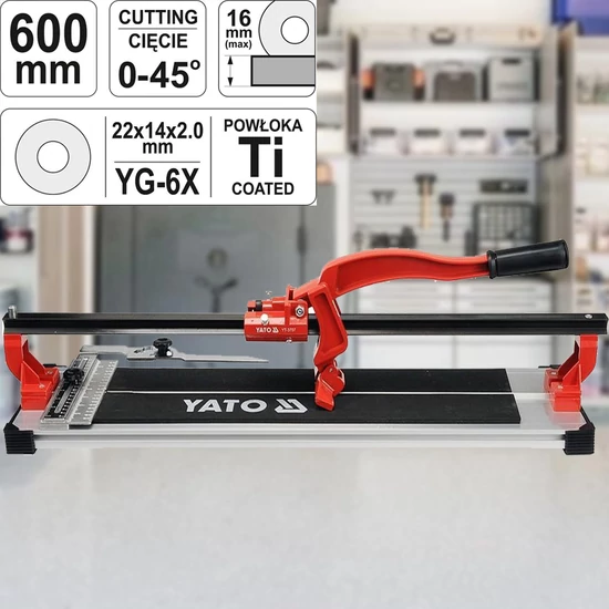 Csempevágó 600mm YT-3707