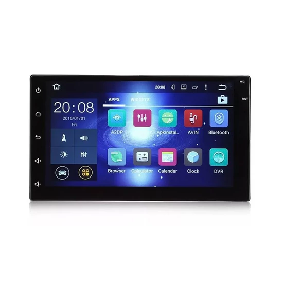 AlphaOne HD 212 Androidos 2 dines autó rádió - holm0347