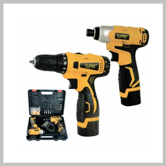 Flinke Twinpack akkus fúró kerékkulcs 50db készlet FK-8029