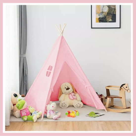 Indián sátor gyerekeknek, rózsaszín, 10009412