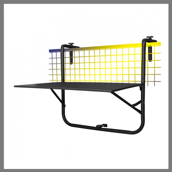 Balkon asztal 60x40cm összecsukható antracit ZT41869